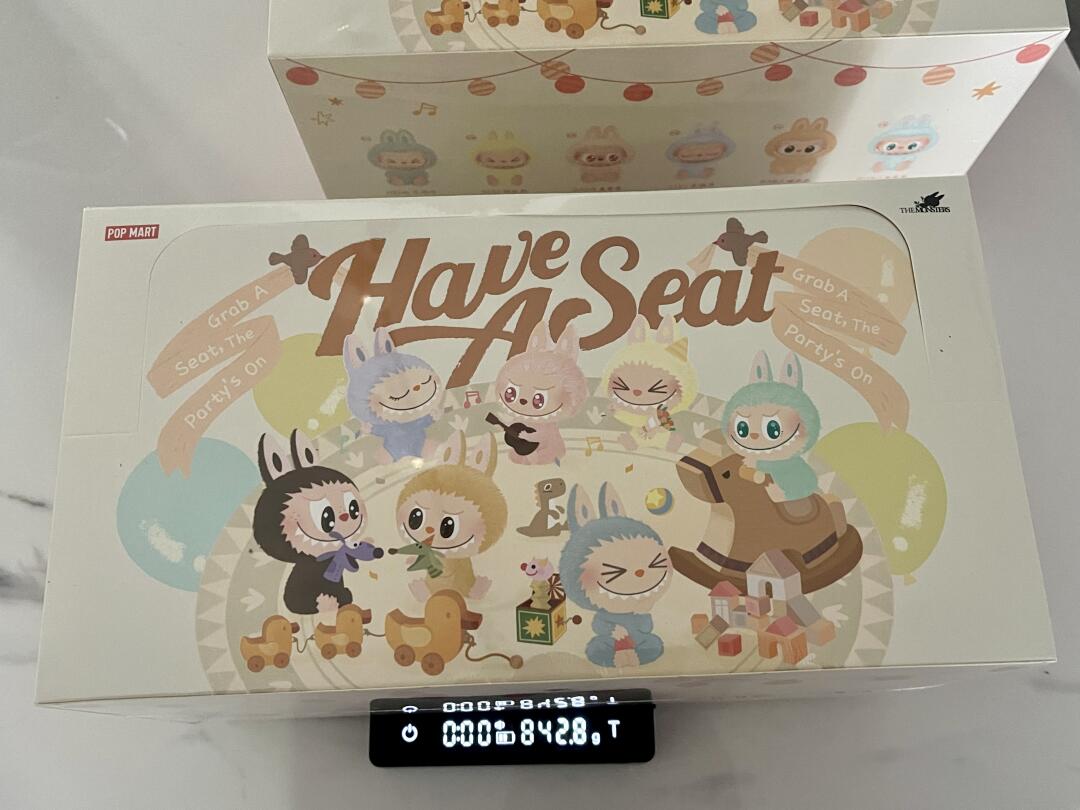 Have a Seat Vinyl PlushBlind Box -dark brown secret labubu