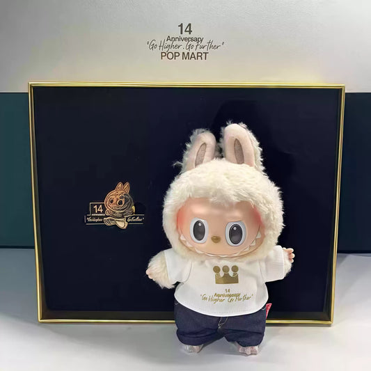 The Monsters 14th Anniversary Labubu Plush Doll Toy Pin Limited edition